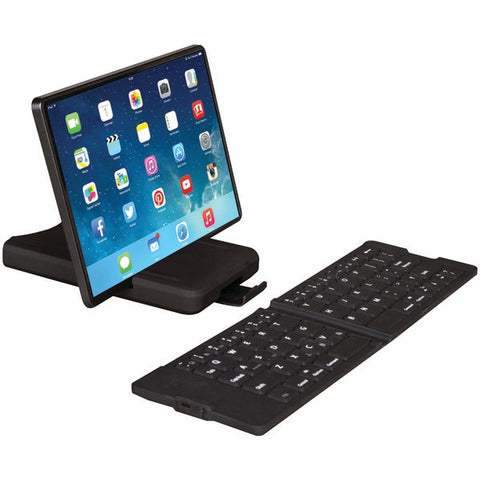 IWERKZ 44671 Waterproof Bluetooth(R) Folding Keyboard (Black)