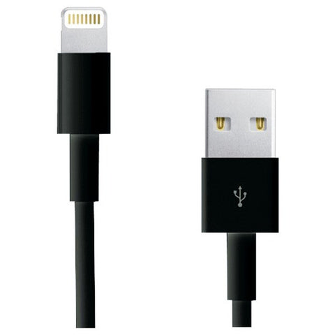 RCA AH750BR Charge & Sync Lightning(R) to USB Cable, 3ft (Black)