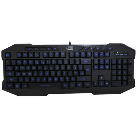Adesso AKB-135EB EasyTouch 135 3-Color Illuminated Gaming Keyboard