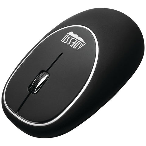 Adesso IMOUSE E60B iMouse(TM) E60 Wireless Antistress Gel Mouse (Black)