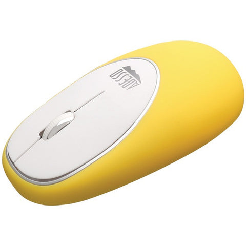 Adesso IMOUSE E60Y iMouse(TM) E60 Wireless Antistress Gel Mouse (Yellow)