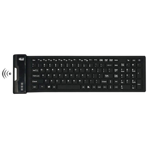 Adesso WKB-2200UB SlimTouch 2200 Wireless Waterproof Antimicrobial Compact Keyboard