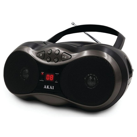 AKAI CE2018B CD Boom Box with AM-FM Radio (Black)