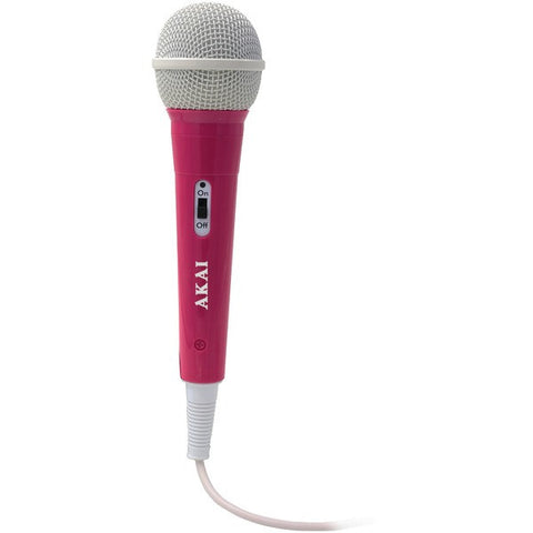 AKAI KS721P Wired Microphones (Pink)