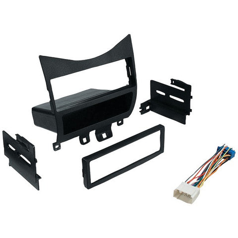 BEST KITS BKHONK823H In-Dash Installation Kit (Honda(R) Accord 2003 & Up with Harness, Radio Relocation to Factory Pocket Single-DIN)