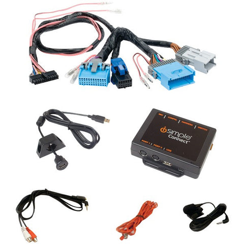ISIMPLE ISGM655 DROID(TM), iPad(R)-iPhone(R)-iPod(R) & Other Smartphones Factory Radio Interface (For Select GM(R) Vehicles)