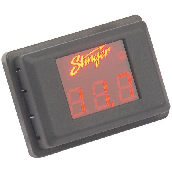 STINGER SVMR Voltage Gauge (Red Display)