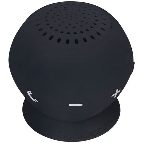 AUDIOSOURCE SP2BLA Sound pOp 2(TM) Water-Resistant Bluetooth(R) Speaker (Black)