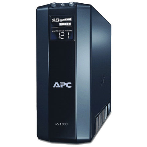 APC BR1000G Power Saving Back UPS RS System (Output Power Capacity: 1,000VA-600W; 8 outlets--4 UPS-Surge, 4 Surge only)