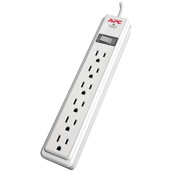 APC P62 6-Outlet Essential SurgeArrest(R) Surge Protector, 2ft