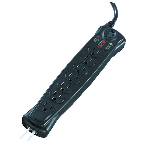 APC P7T 7-Outlet Essential SurgeArrest(R) Surge Protector (Telephone protection)