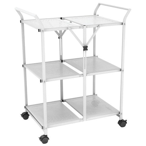 ATLANTIC 38435993 Folding Cart with Handle (White)