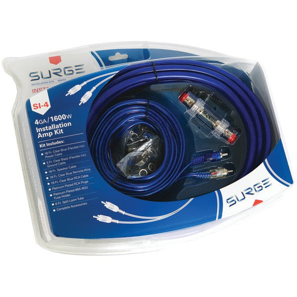 SURGE SI-4 Installer Series Amp Installation Kit (4 Gauge, 1,600 Watts)