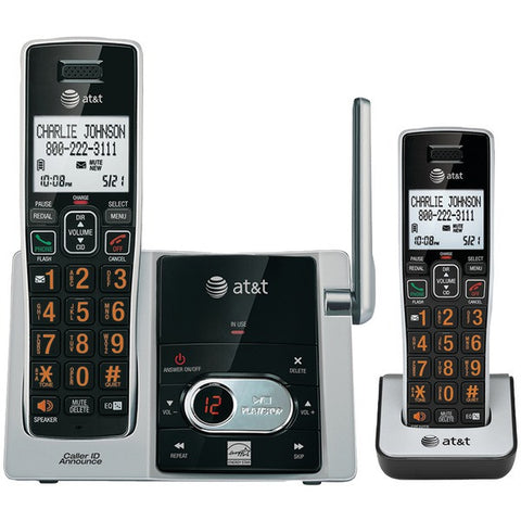 AT&T ATTCL82213 Cordless Answering System with Caller ID-Call Waiting (2-handset system)