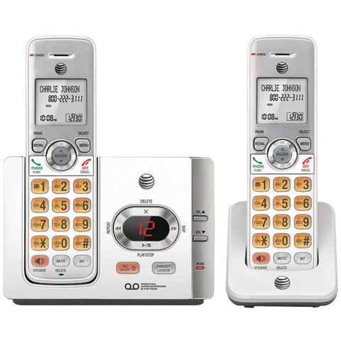 AT&T EL52215 DECT 6.0 Cordless Answering System with Caller ID-Call Waiting (2 Handsets)
