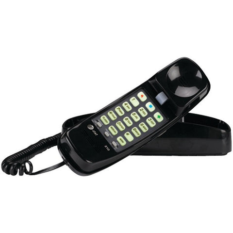 ATT ATTML210B Corded Trimline(R) Phone with Lighted Keypad (Black)
