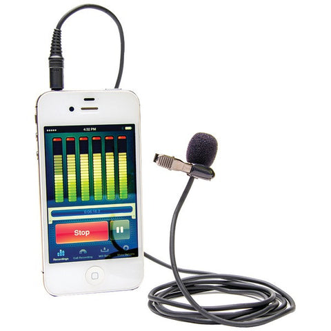AZDEN EX-503i i-Coustics(TM) EX-503 Studio Pro Lapel Microphone for Smartphones & Tablets