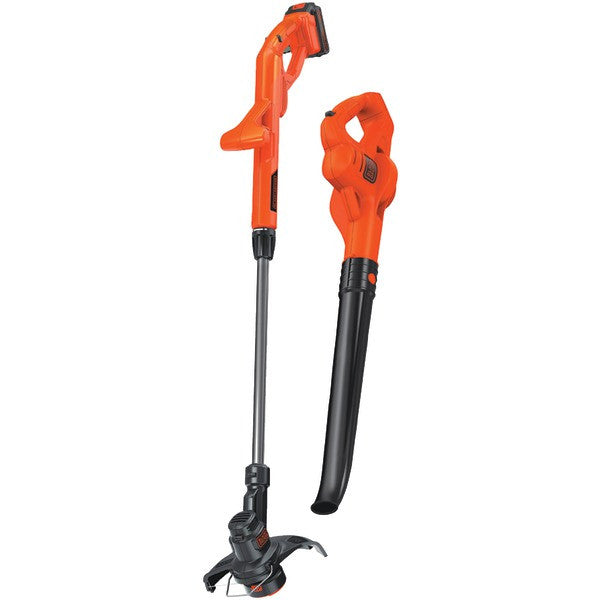 Black and Decker LCC221 20-Volt Lithium 10" String Trimmer-Edger & Hard Surface Sweeper Combo Kit