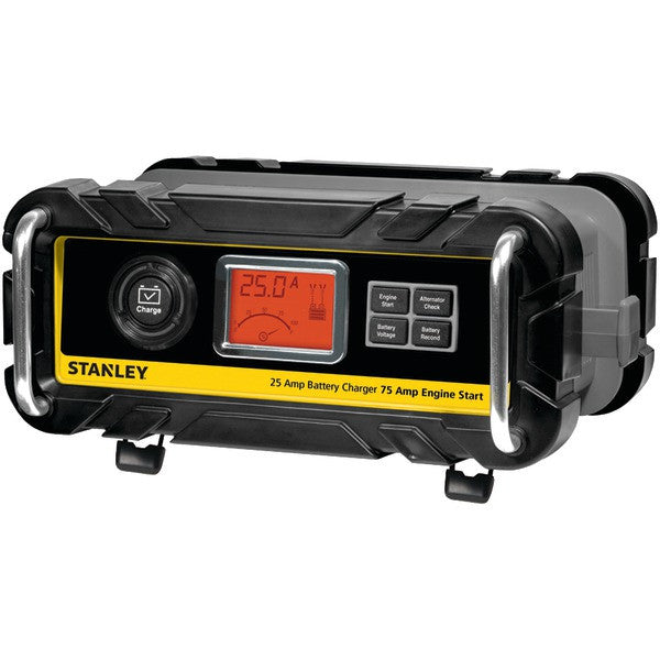 STANLEY BC25BS Battery Charger with Engine Start (25-Amp Charger, 75-Amp Starter)