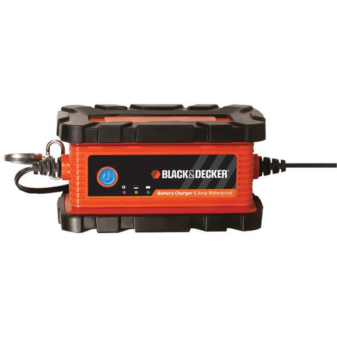 BLACK & DECKER BC6BDW Waterproof Battery Charger-Maintainer (6 Amps)