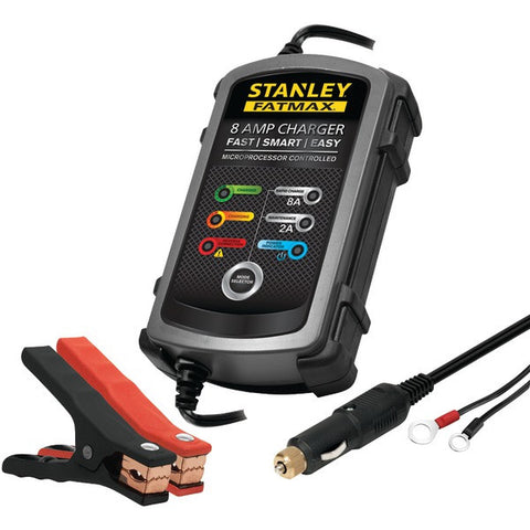 STANLEY BC8S 8-Amp FatMax(R) Battery Charger & Maintainer