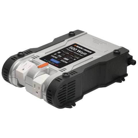 BLACK & DECKER PI500P Power Inverter with USB Port (500 Watts)