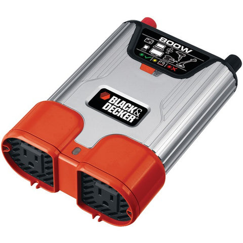 BLACK & DECKER PI800BB Power Inverter with USB Port (800 Watts)