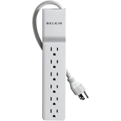 BELKIN BE106000-04 6-Outlet Home-Office Surge Protector (4ft cord)