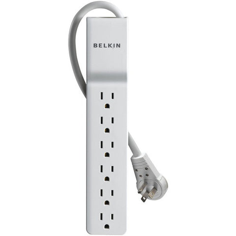BELKIN BE106000-08R 6-Outlet Home-Office Surge Protector (8ft cord, Rotating Plug)