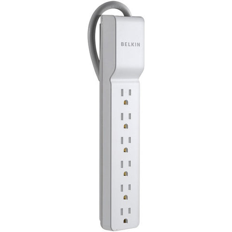 BELKIN BE106000-2.5 6-Outlet Home-Office Surge Protector (2.5ft cord)