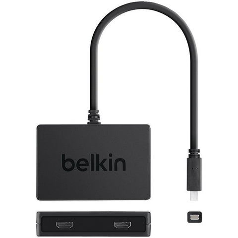 BELKIN F2CD059 Mini DisplayPort to 2X HDMI Female Splitter Dongle