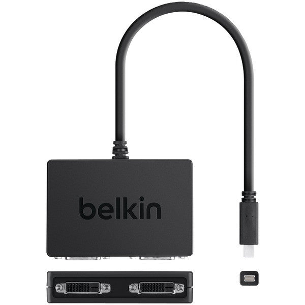 BELKIN F2CD060 Mini DisplayPort to 2X DVI Female Splitter Dongle