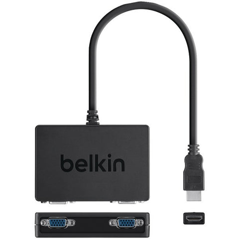 BELKIN F2CD063 HDMI to 2X VGA Female Splitter Dongle