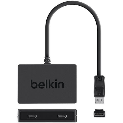 BELKIN F2CD068 DisplayPort to 2X HDMI Female Splitter Dongle