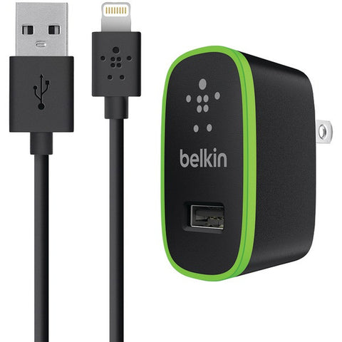 BELKIN F8J052tt04-BLK 2.1-Amp Home Charger with Lightning(R) Cable