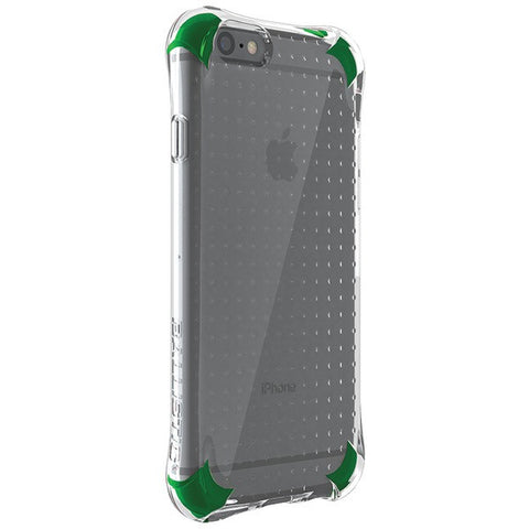 BALLISTIC JS1465-A88N iPhone(R) 6-6s Jewel Spark Case (Translucent Clear with Emerald Green Corners)