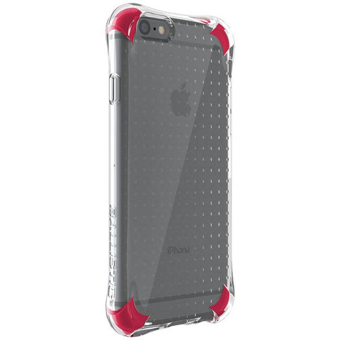 BALLISTIC JS1465-B13N iPhone(R) 6-6s Jewel Spark Case (Translucent Clear with Light Pink-Red Corners)