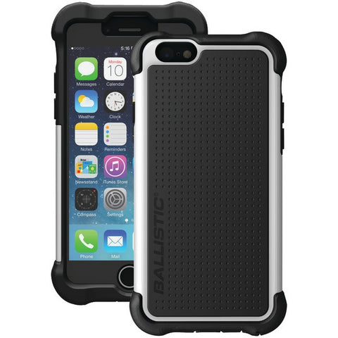 BALLISTIC TX1416-A08C iPhone(R) 6-6s Tough Jacket Maxx(TM) Case with Holster (Black-White)