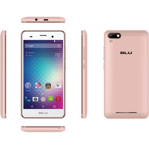BLU D110UROSE Dash X2 Smartphone (Rose Gold)