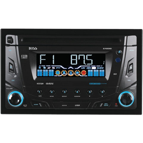 BOSS AUDIO 870DBI Double-DIN In-Dash CD AM-FM Receiver with Bluetooth(R)