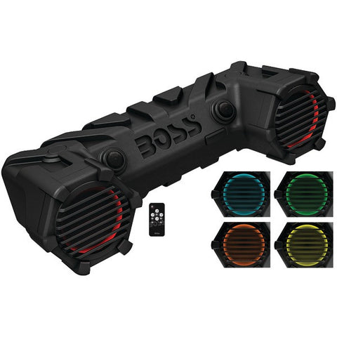 BOSS AUDIO ATV30BRGB All-Terrain 450-Watt Sound System with Internal Amp, 6.5" Speakers, Bluetooth(R) & RGB Illumination