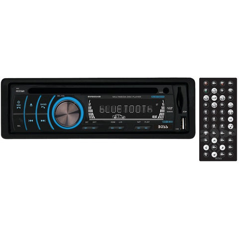 BOSS AUDIO BV6654B Single-DIN In-Dash DVD-MP3-CD & AM-FM Receiver with Bluetooth(R)