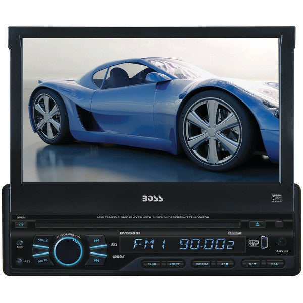 BOSS AUDIO BV9965 7" Single-DIN In-Dash Motorized DVD-MP3-CD & AM-FM Receiver