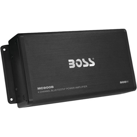 BOSS AUDIO MC900B All-Terrain-Marine 500-Watt 4-Channel Class AB Amp with Bluetooth(R)