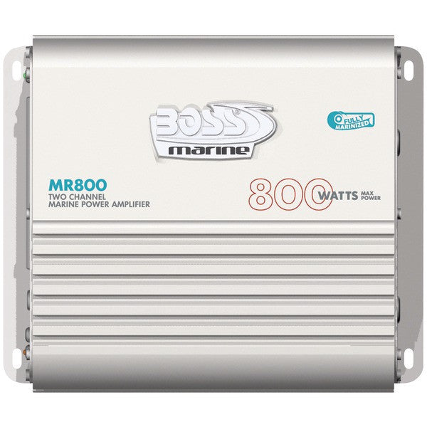 BOSS AUDIO MR800 MOSFET Bridgeable Marine Class AB Amp (2 Channels)