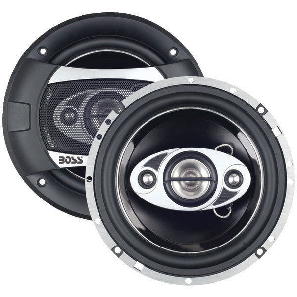 BOSS AUDIO P65.4C Phantom Series Speakers with Electroplate-Injection Cones (6.5")