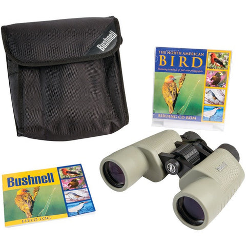 BUSHNELL 118042C Birder 8 x 40mm Porro Binoculars with CD