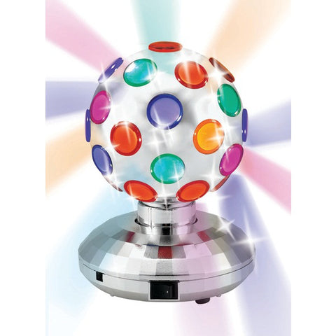 CORNET BHL-125 5.1" Rotating Disco Ball Light, Silver