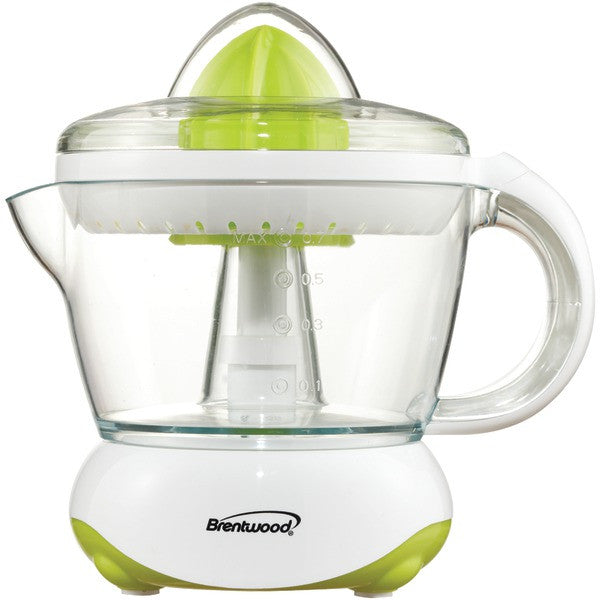 BRENTWOOD J-15 White Citrus Squeezer-Juicer