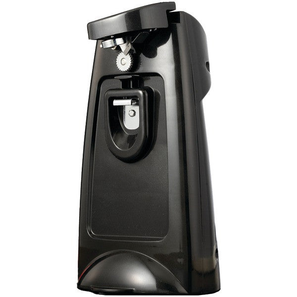 BRENTWOOD J-29B Can Opener with Chromed Built-in Bottle Opener & Knife Sharpener